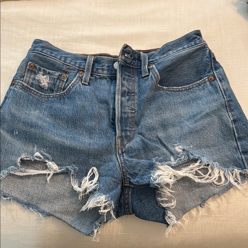 Levi’s Denim Distressed Women's Shorts